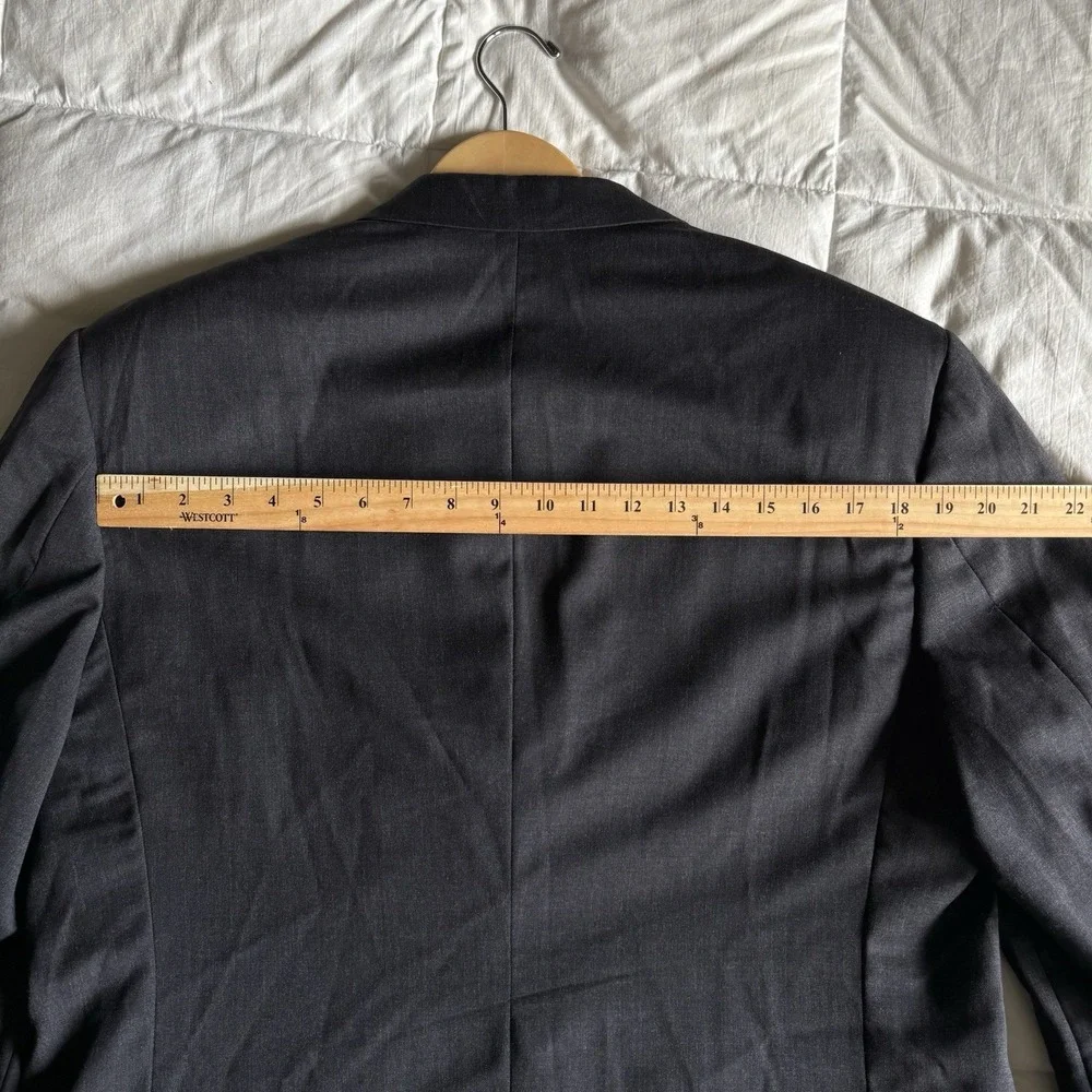 Brooks Brothers 1818 Mainline Regent Super 110s Wool Blazer Men's 43R Black 2BSV
